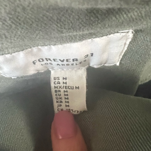 Army Green Denim Overalls - Picture 2 of 2